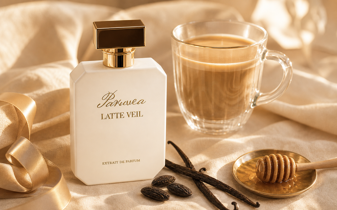 Latte Veil with coffee, vanilla, tonka, and honey for a guide to perfume value
