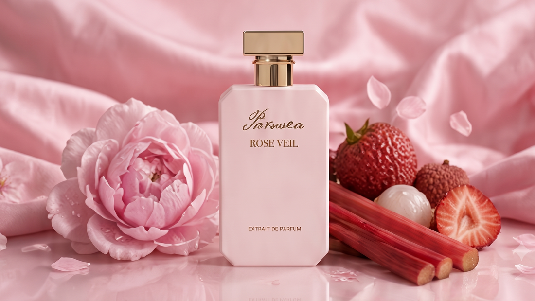 Rose Veil with rose, rhubarb, and lychee for a guide to unusual perfume contrasts