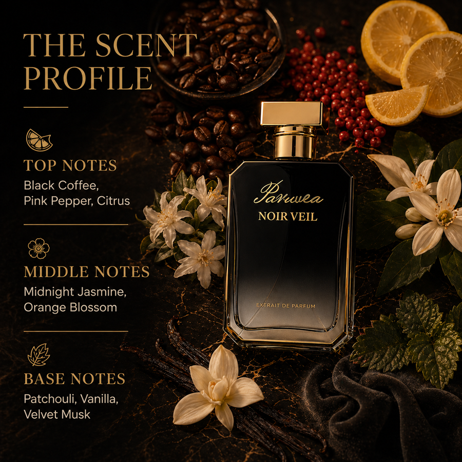 Paruvea Noir Veil  Extrait De Parfum