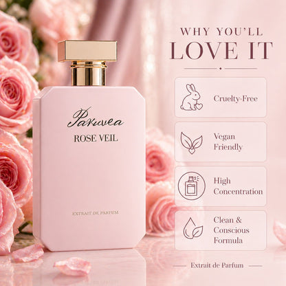 Paruvea Rose Veil  Extrait De Parfum